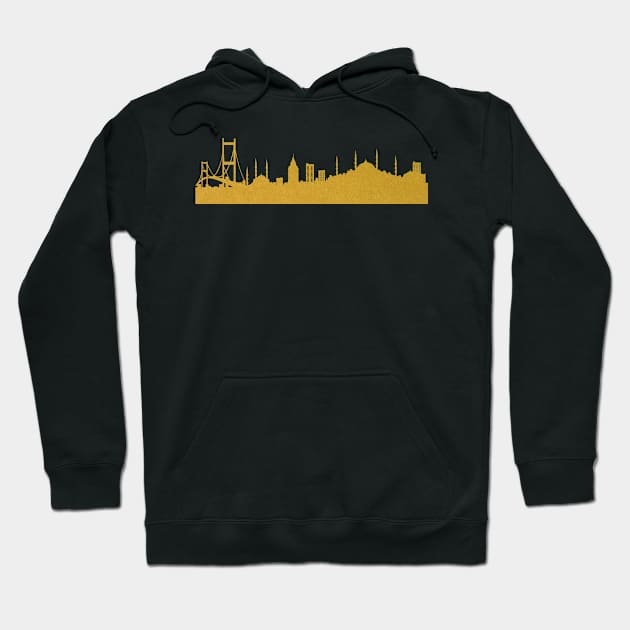 Golden Istanbul Hoodie by 44spaces